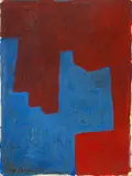Serge Poliakoff, Composition deux rouges et bleu