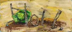 Dieter Krieg, Ohne Titel (Holland), 1989, Oil on canvas