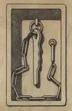 Konrad Klapheck, Vorzeichnung zu "Der verhinderte Apostel"