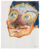 Apostelkopf by Emil Nolde, 1909, Watercolor and India ink, sold Jun 2019