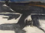 Marschlandschaft im Winter by Emil Nolde, Wohl 1930/40, Watercolor, sold Jun 2019