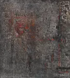 Karl Fred Dahmen, Ohne Titel, 1959, Mixed media on canvas