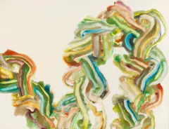Lucky I by Bernard Frize, 2000, Acrylic and synthetic resin on canvas, sold Jun 2019