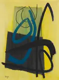 Otto Ritschl, Abstrakte Komposition, 1951, Oil on canvas