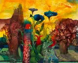 Wolfgang Hutter, Ohne Titel (Phantastische Landschaft)