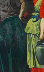 Axel Kasseböhmer, Stoff, 1983, Oil on canvas