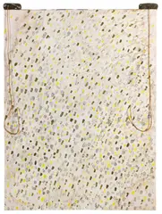Gerhard Hoehme, Doppeliges Feld, 1975, Acrylic on canvas with PE strings
