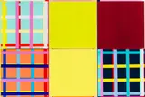 Milano AAM III by Imi Knoebel, 2002/2010, Acrylic on collaged plastic foils, sold Jun 2019