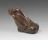 Lachende Alte by Ernst Barlach, 1936/37, Bronze with brown patina, sold Jun 2019
