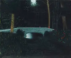 Le vieux pont by Camille Bombois, 1920, Oil on canvas, sold Jun 2019