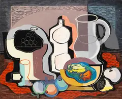 Rudolf Ausleger, Stillleben, 1932, Oil on panel
