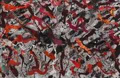 Jawor by Christian Awe, 2014, Acrylic spray paint on canvas, sold Jun 2019