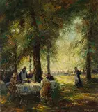 Otto Eduard Pippel, Münchner Wirtsgarten