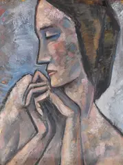 Sinnende by Bruno Krauskopf, Um 1930, Oil, sold Jun 2019
