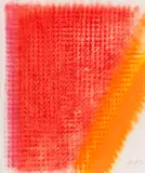 Heinz Mack, Farbchromatik (orange-rot), 2006, Pastel