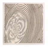 Jesús Rafael Soto, La spirale, 1955, Multiple. Silkscreen on plexiglass over silkscr...