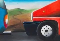 Andreas Schulze, Carina/ GTX, 1999, Gouache