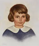 Christian Schad, Kinderbild Dagmar Berhard