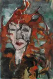 Werner Scholz, Wind, 1960, Oil