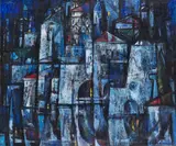 Bruno Krauskopf, Ohne Titel, Um 1925, Oil on canvas