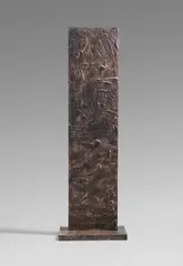 Herbert Zangs, Stele, 1998, Bronze
