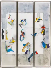 Werner Berges, Stern gestern verboten, 1996, Mixed media