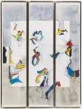 Werner Berges, Stern gestern verboten, 1996, Mixed media