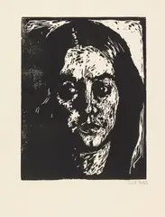 Ada by Emil Nolde, 1906, Woodcut, sold Jun 2019