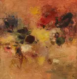 Rolf Cavael, 62 / Ja7, 1962, Oil on canvas