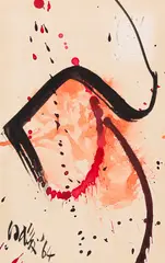 Kazuo Shiraga, Ohne Titel, 1964, Gouache