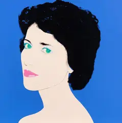 Andy Warhol, Portrait of a Lady, 1985, Synthetic acrylic colors and silkscreen on canvas