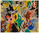 Lob des Grau by Ernst Wilhelm Nay, 1952, Oil on canvas, sold Jun 2019