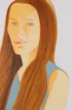 Sophie by Alex Katz, 2003, Oil on canvas, sold Jun 2019