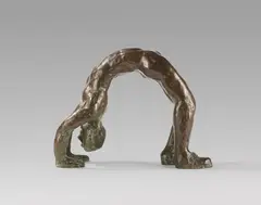 Brücke (Akrobat) by Max Beckmann, 1950, Bronze with gold-brown patina, sold Jun 2019