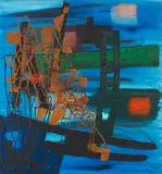 Kommende Unruhe by Fritz Winter, 1957, Oil on canvas, sold Jun 2019