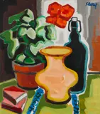 Karl Schmidt-Rottluff, Pelargonientopf