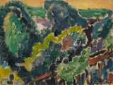 Alexej von Jawlensky, Landschaft am Genfersee
