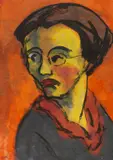 Emil Nolde, Frauenporträt - Johanna Schiefler