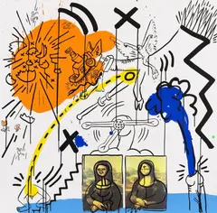 Keith Haring, Apocalypse 1-10, 1988, Silkscreen in colors