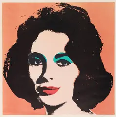 Andy Warhol, Liz, 1964, Offset lithograph in colors