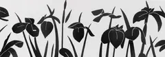 Flags by Alex Katz, 2013, Woodcut, sold Jun 2019