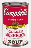 Golden Mushroom by Andy Warhol, 1969, Silkscreen in colors, sold Jun 2019