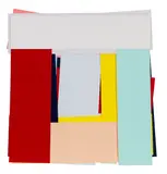 Imi Knoebel, 13 Farben 18 Stäbe, 1993/2013, Collage