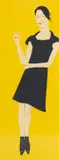 Alex Katz, Black Dress 7 (Carmen), 2015, Silkscreen in colors