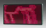 Julian Opie, Walk, 2009, audiovisual-multimedia, computer animation on LED display edition of 200