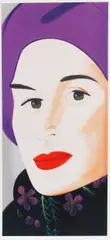 Purple Hat (Ada) by Alex Katz, 2017, Pigment print, sold Jun 2019