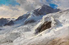Edward Theodore Compton, Lyskamm (Monte-Rosa), 1902, Oil on canvas