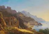 Carl Morgenstern, Blick auf das Kapuzinerkloster bei Amalfi