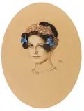 Franz von Stuck, Bildnis der Tochter Mary als Frühlingskönigin