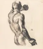 Franz von Stuck, Männlicher Rückenakt (Studie zu "Medusa")